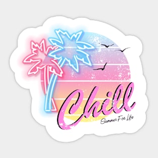 Summer for life Sticker